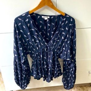 Billabong blouse boho free people style